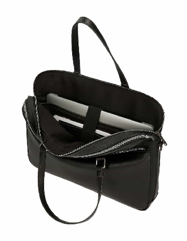 Maletin Porta Ordenador Pepe Jeans Chistine en Negro