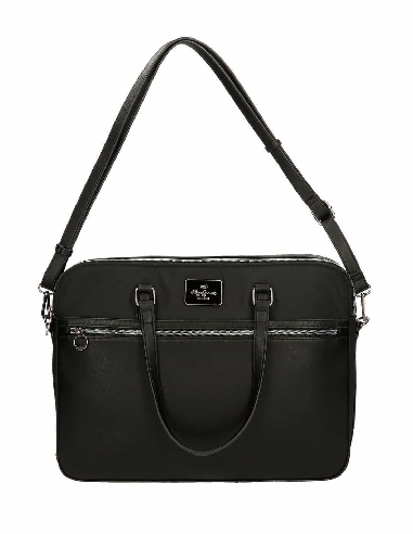 Maletin Porta Ordenador Pepe Jeans Chistine en Negro