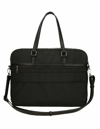 Maletin Porta Ordenador Pepe Jeans Chistine en Negro
