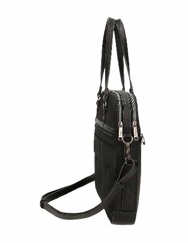 Maletin Porta Ordenador Pepe Jeans Chistine en Negro