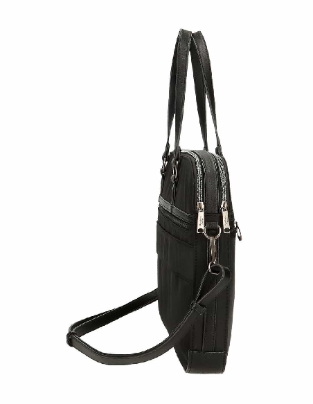 Maletin Porta Ordenador Pepe Jeans Chistine en Negro