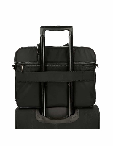 Maletin Porta Ordenador Pepe Jeans Chistine en Negro
