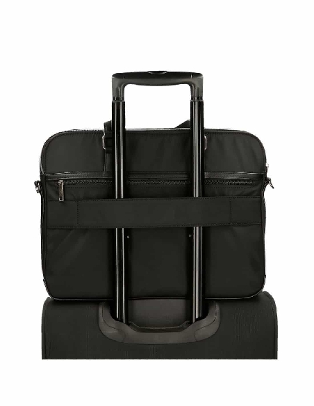 Maletin Porta Ordenador Pepe Jeans Chistine en Negro