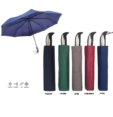 Paraguas plegable resistente automatico XXL