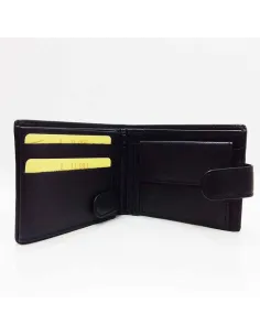 Nueva Billetera Americana con Monedero JlPiel classic Negra 2