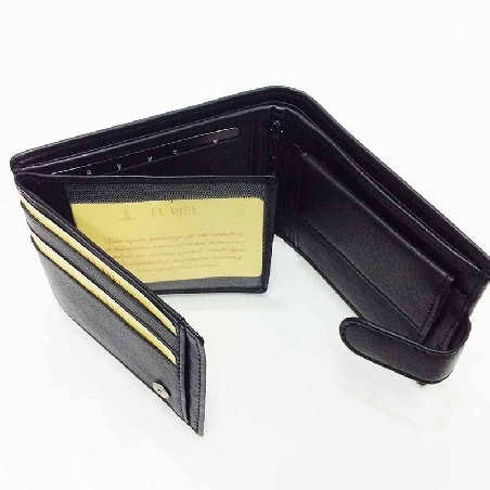 Nueva Billetera Americana con Monedero JlPiel classic Negra