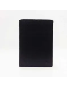 Cartera con Monedero hombre de JL Piel Classic Negra