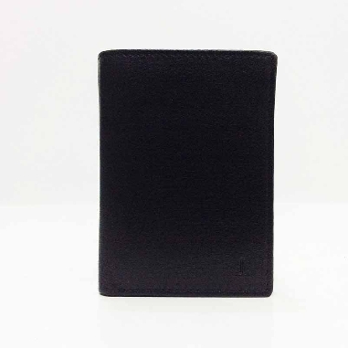 Cartera con Monedero hombre de JL Piel Classic Negra