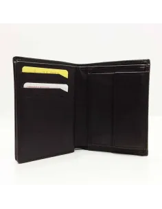 Cartera con Monedero hombre de JL Piel Classic Negra 2