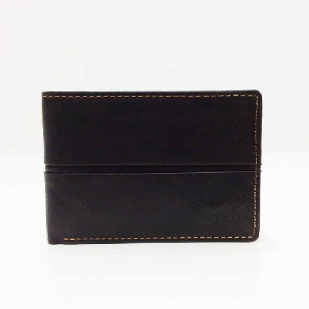 Mini billetero tarjetero de Piel JL Tolous americana en Marron