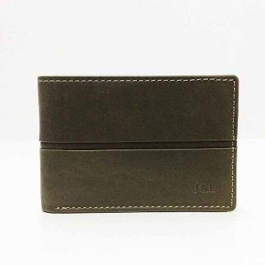 Mini Cartera tarjetero de Piel JL Tolous americana en Verde