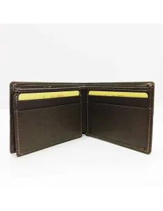 Mini Cartera tarjetero de Piel JL Tolous americana en Verde 2