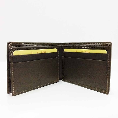 Mini Cartera tarjetero de Piel JL Tolous americana en Verde