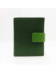 Monedero billetero pequeño para Mujer de JL Piel en Verde New