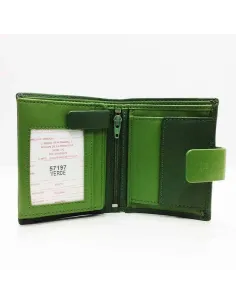 Monedero billetero pequeño para Mujer de JL Piel en Verde New 2