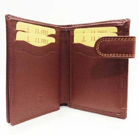Billetera con monedero hombre JL Piel Elegant en Habana