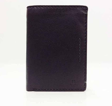 Cartera Gris con monedero hombre JL Piel Augusta