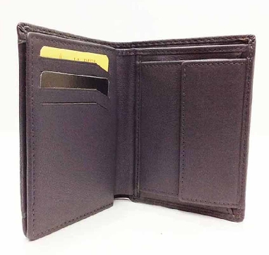 Cartera Gris con monedero hombre JL Piel Augusta