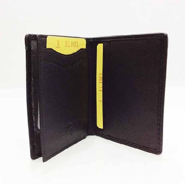 Cartera Gris para hombre JL Piel Augusta