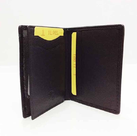 Cartera Gris para hombre JL Piel Augusta