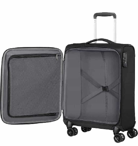Maleta Cabina American Tourister Crosstrack Negra