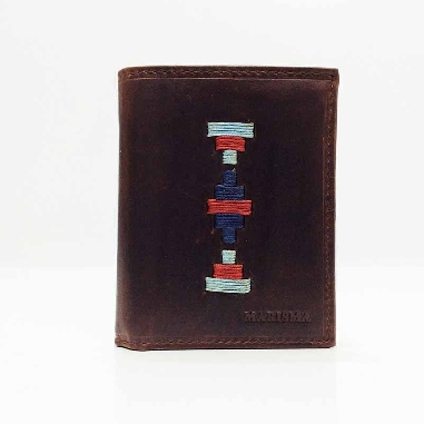 Billetera de Piel Artesanía Argentina Marisma