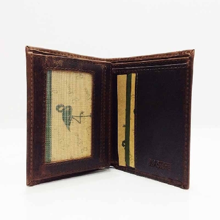 Billetera de Piel Artesanía Argentina Marisma