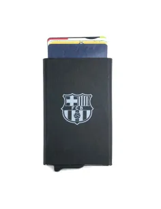 Tarjetero Secrid del FC Barcelona en Negro
