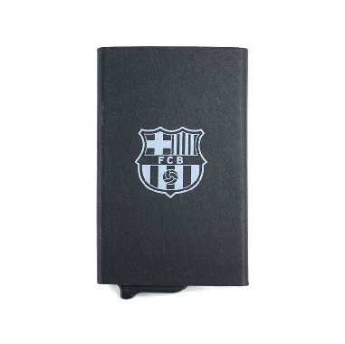Tarjetero Secrid del FC Barcelona en Negro