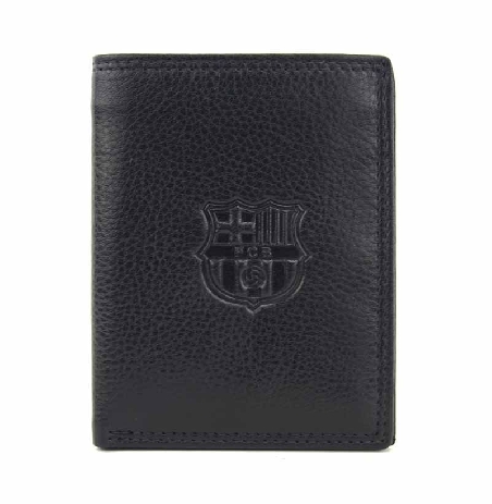 Billetera tarjetero del FC Barcelona Ramallets en Negro