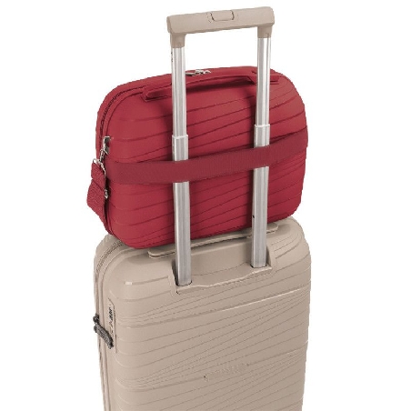 Neceser para viaje Rigido Gabol Kiba en Rojo