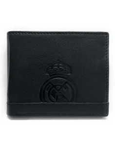 Cartera Americana del Real Madrid Estadio en Piel Negro