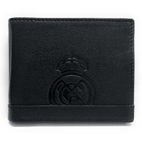 Cartera Americana del Real Madrid Estadio en Piel Negro