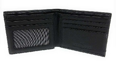 Cartera Americana del Real Madrid Estadio en Piel Negro