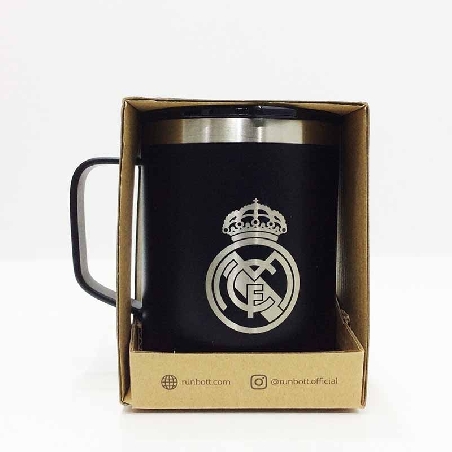 Taza Temo del Real Madrid Runbott Mug Escudo