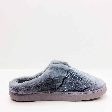 Zapatilla casa mujer con Brillo abiertas detras