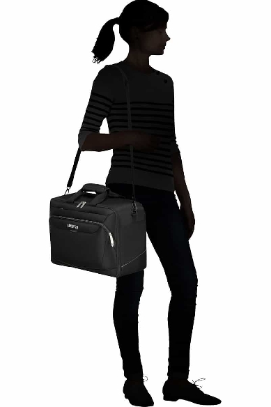 Boarding Bag American Tourister Negro