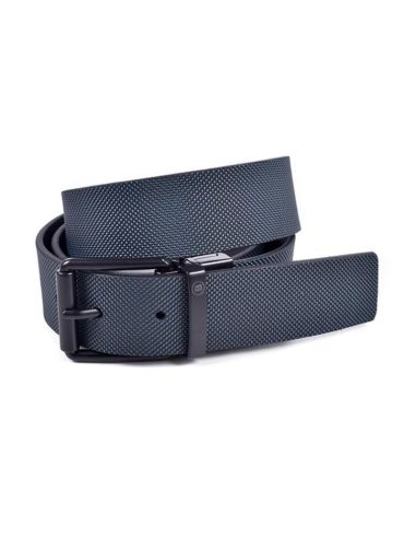Cinturon Hombre B-Urban reversible en Negro y Azul Marino