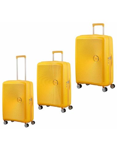 Set de maletas American Tourister Soundbox Amarillas