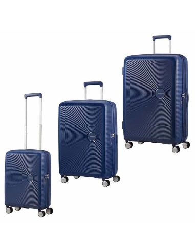 Set de maletas American Tourister Soundbox Azul Marino