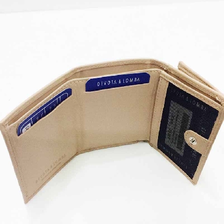 Mini Monedero billetero Tarjetero D&L Beig
