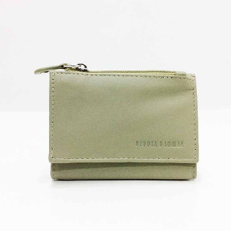 Mini Monedero billetero Tarjetero D&L Verde