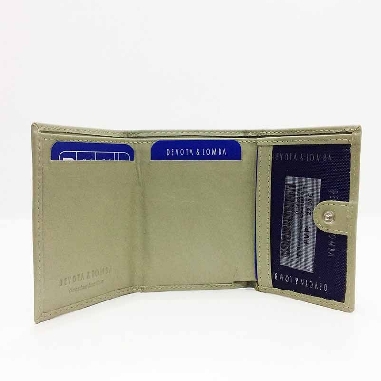 Mini Monedero billetero Tarjetero D&L Verde