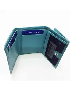 Mini Monedero billetero Tarjetero D&L Azul 2