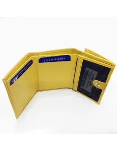 Mini Monedero billetero Tarjetero D&L Mostaza 2