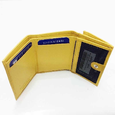 Mini Monedero billetero Tarjetero D&L Mostaza