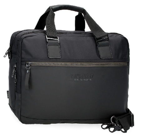Maletin para el portátil de Pepe Jeans Sail Up Negro