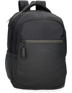 Mochila Negra para el Portátil de Pepe Jeans Sail Up