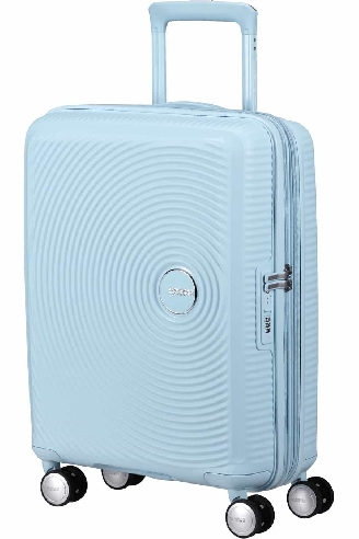 Maleta American Tourister Soundbox Pastel Blue Cabina
