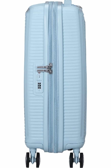 Maleta American Tourister Soundbox Pastel Blue Cabina